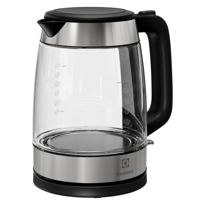 Electrolux E4GK1-4GB bollitore elettrico 1.7 L 2200 W nero acciaio inox trasparente