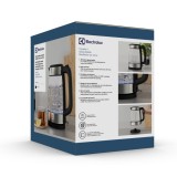 Electrolux E4GK1-4GB bollitore elettrico 1.7 L 2200 W nero acciaio inox trasparente