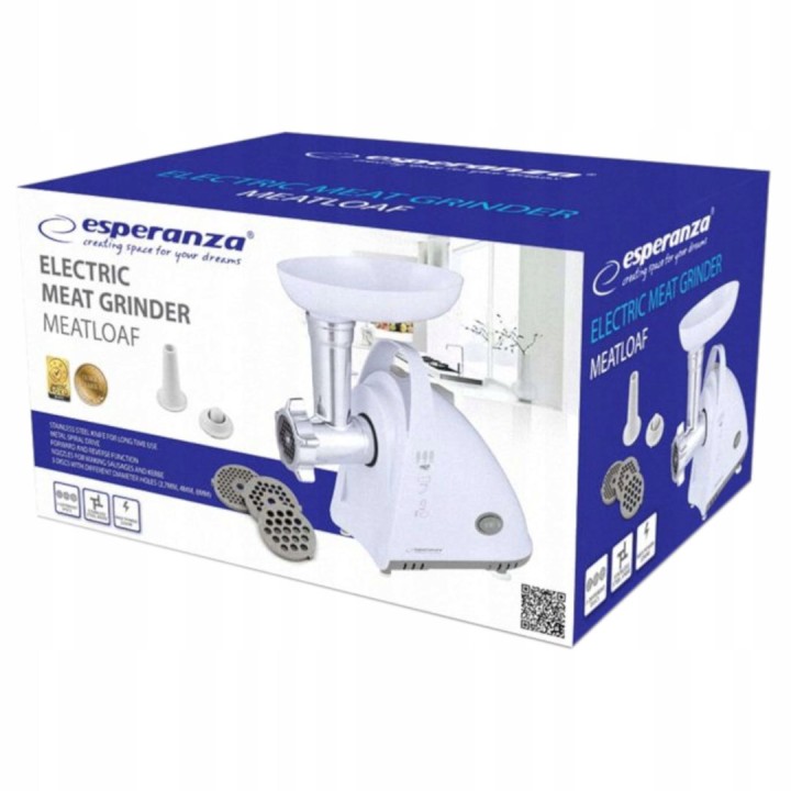 ESPERANZA EKM031 Tritacarne Bianco 2200W