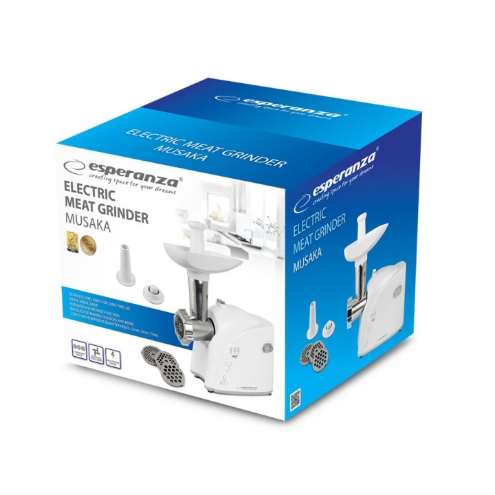 ESPERANZA EKM032 Tritacarne Bianco 2200W