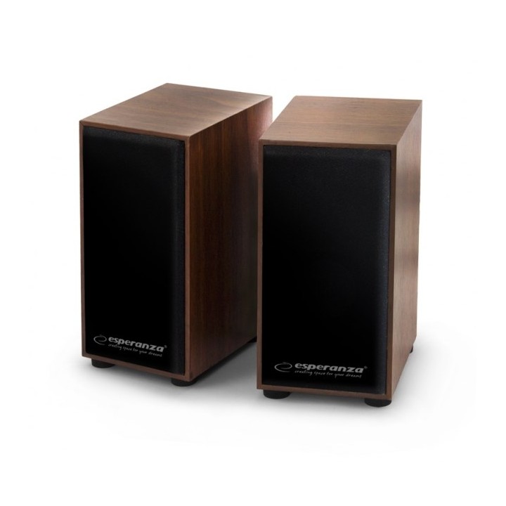 Esperanza 2.0 FOLK set altoparlanti 2.0 canali 6 W legno
