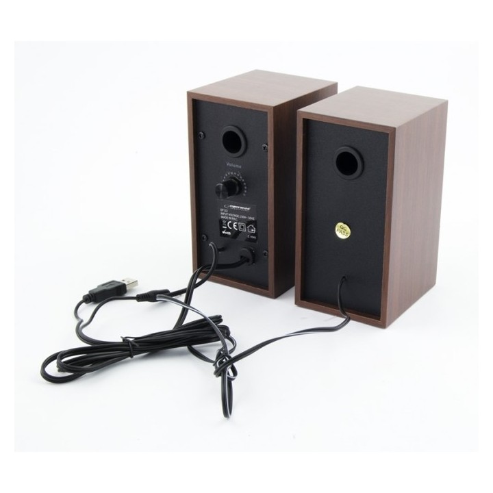 Esperanza 2.0 FOLK set altoparlanti 2.0 canali 6 W legno