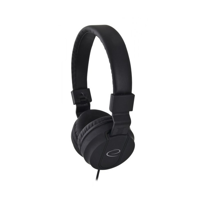 Esperanza BONGO Cuffie Cablate Archetto Chiamate/Musica/Sport/Quotidiano Nero