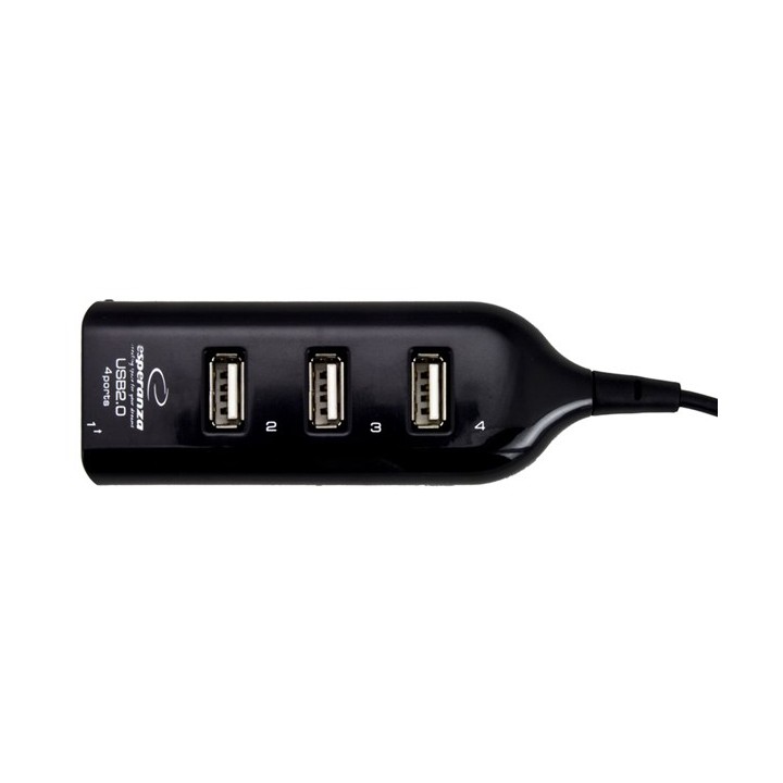 Esperanza EA116 hub interfaccia 480 Mbit/s nero