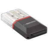 Esperanza EA134K lettore di schede nero argento trasparente USB 2.0
