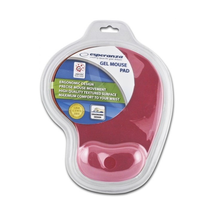 Esperanza EA137R tappetino mouse rosso