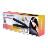 Esperanza EBP008 attrezzo per lo styling capelli piastra lisciante caldo nero 22 W
