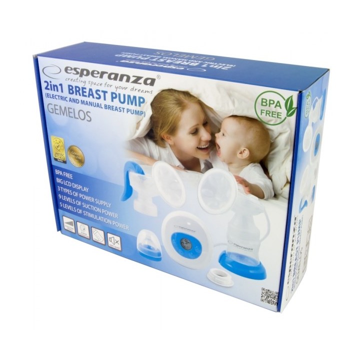 Esperanza ECM003B tiralatte 150 ml elettrico