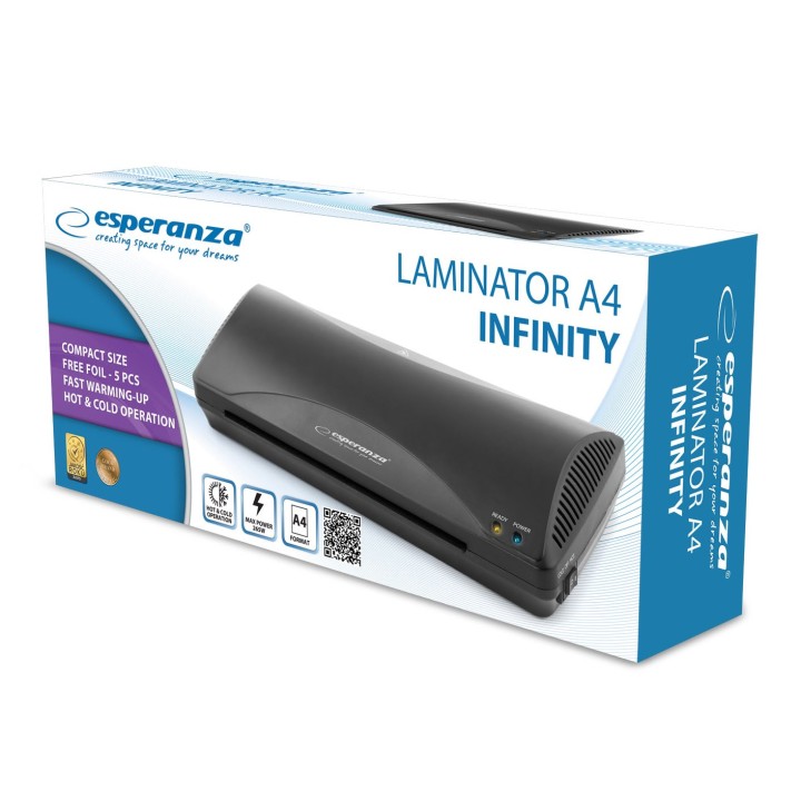 Esperanza EFL001 Laminatore Laminatore caldo/freddo 250 mm/min nero