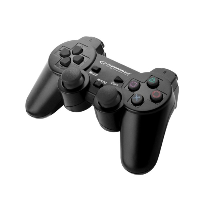 Esperanza EGG107K controller gaming gamepad PC Playstation 3 analogico / digitale USB 2.0 nero