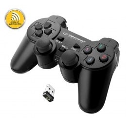 Esperanza EGG108K controller gaming nero USB 2.0 gamepad analogico / digitale PC Playstation 3