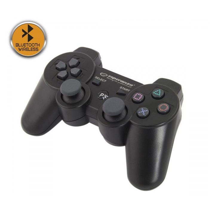 Esperanza EGG109K controller gaming nero Bluetooth joystick analogico Playstation 3