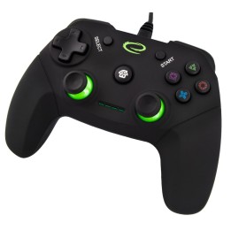 Esperanza EGG110K controller gaming gamepad PC Playstation 3 analogico / digitale USB 2.0 nero