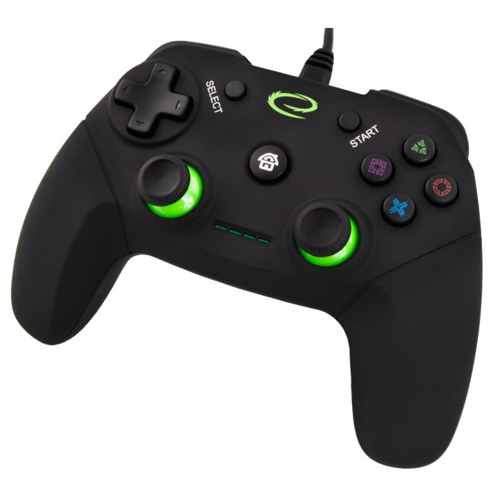 Esperanza EGG110K controller gaming gamepad PC Playstation 3 analogico / digitale USB 2.0 nero