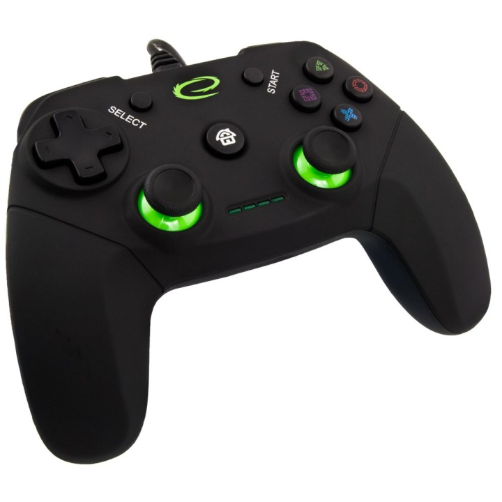 Esperanza EGG110K controller gaming gamepad PC Playstation 3 analogico / digitale USB 2.0 nero