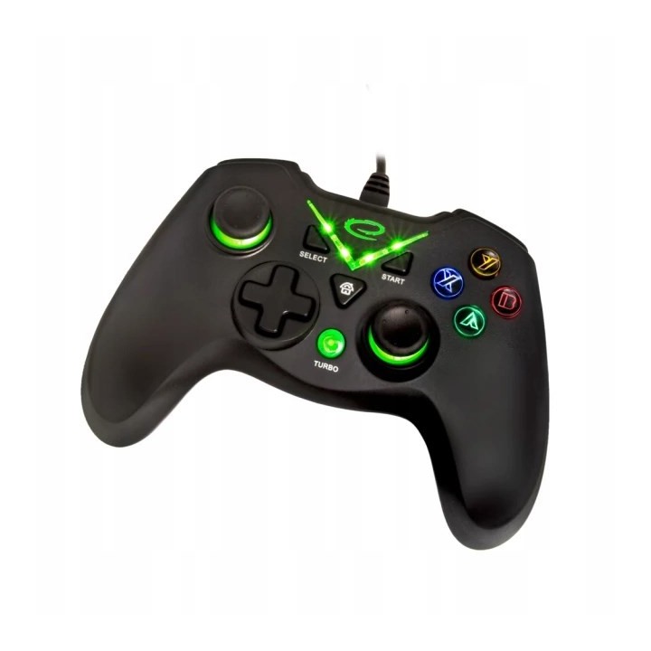 Esperanza EGG114K controller gaming nero USB 2.0 gamepad analogico / digitale PC Xbox One Xbox Series S Xbox Series X