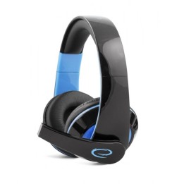 Esperanza EGH300B Cuffia con filo Fascia sulla testa Gaming nero blu