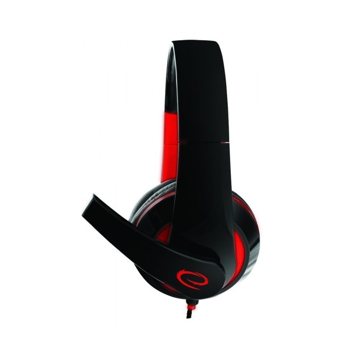 Esperanza EGH300R Cuffia con filo Fascia sulla testa Gaming nero rosso