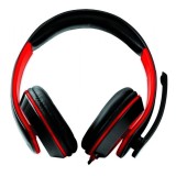Esperanza EGH300R Cuffia con filo Fascia sulla testa Gaming nero rosso