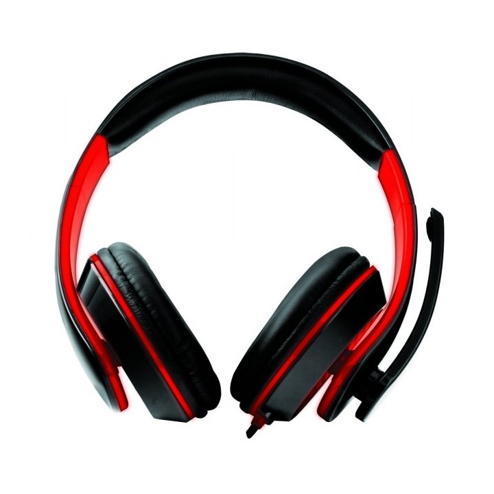 Esperanza EGH300R Cuffia con filo Fascia sulla testa Gaming nero rosso