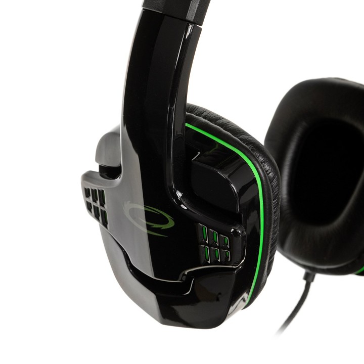 Esperanza EGH310G Cuffie con microfono Fascia sulla testa nero verde