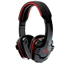 Esperanza EGH310R Cuffia Fascia sulla testa nero rosso