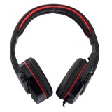 Esperanza EGH310R Cuffia Fascia sulla testa nero rosso