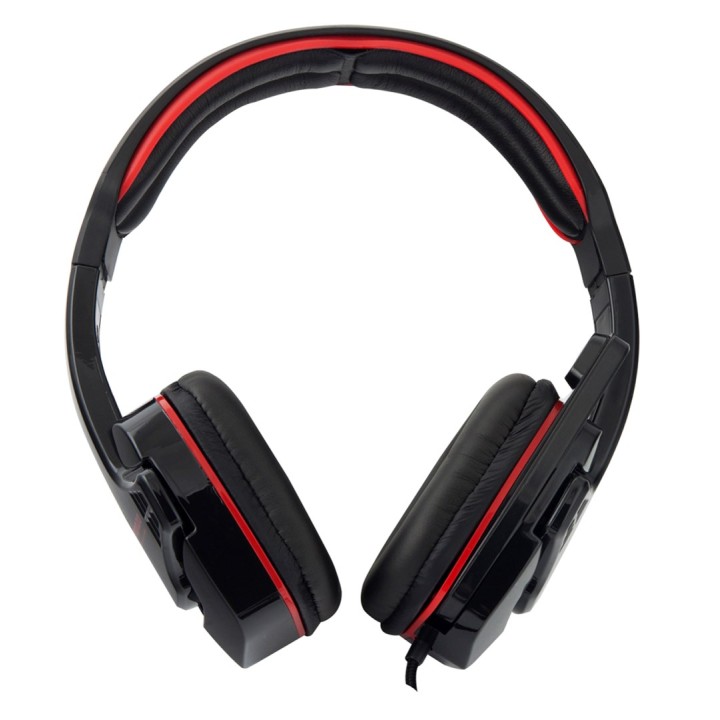 Esperanza EGH310R Cuffia Fascia sulla testa nero rosso