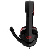 Esperanza EGH310R Cuffia Fascia sulla testa nero rosso