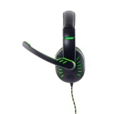 Esperanza EGH330G Fascia sulla testa nero verde