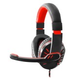 Esperanza EGH330R Fascia sulla testa nero rosso