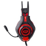 Esperanza EGH420R Cuffie con microfono Archetto Nero Rosso
