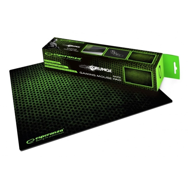 Esperanza EGP102G Tappetino mouse gaming nero verde