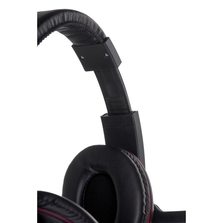 Esperanza EH118 Cuffie/Headset Cablate Archetto Chiamate/Musica Nero Rosso