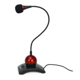 Esperanza EH130 microfono PC microfono nero rosso