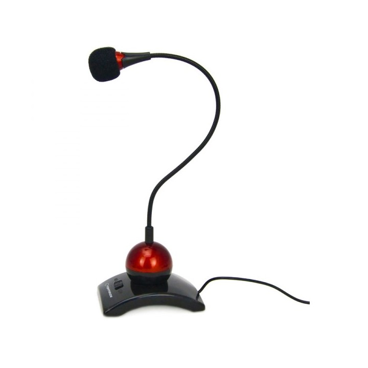 Esperanza EH130 microfono PC microfono nero rosso