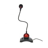 Esperanza EH130 microfono PC microfono nero rosso