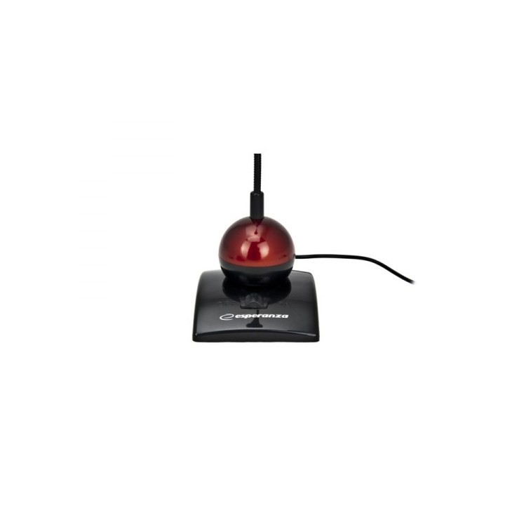 Esperanza EH130 microfono PC microfono nero rosso