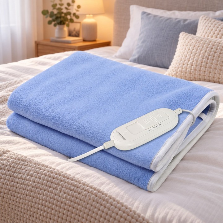 Esperanza EHB001 Coperta elettrica Scaldetto elettrico 60 W blu in poliestere