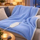Esperanza EHB001 Coperta elettrica Scaldetto elettrico 60 W blu in poliestere
