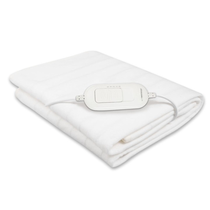 Esperanza EHB002 Coperta elettrica 60 W bianca in pile poliestere