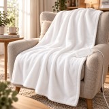 Esperanza EHB002 Coperta elettrica 60 W bianca in pile poliestere