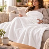 Esperanza EHB002 Coperta elettrica 60 W bianca in pile poliestere