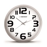 Esperanza EHC013W Orologio da parete - Zurigo - Orologio al quarzo nero ovale nero bianco