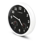 Esperanza EHC016K Orologio da parete meccanico rotondo nero