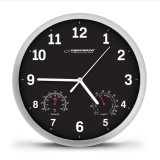 Esperanza EHC016K Orologio da parete meccanico rotondo nero