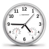 Esperanza EHC016W Orologio da parete/tavolo orologio quarzo rotondo bianco