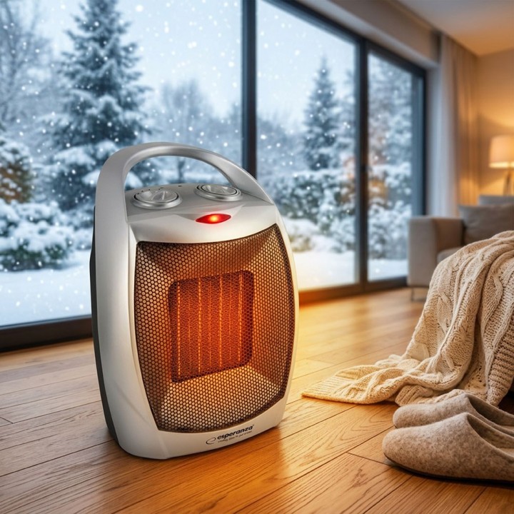 Esperanza EHH006 riscaldatore elettrico per ambienti interno nero 1500 W