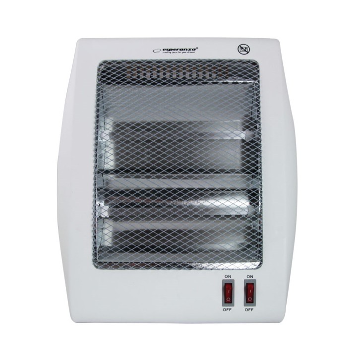 Esperanza EHH010 Riscaldatore elettrico in quarzo 400W/800W Bianco