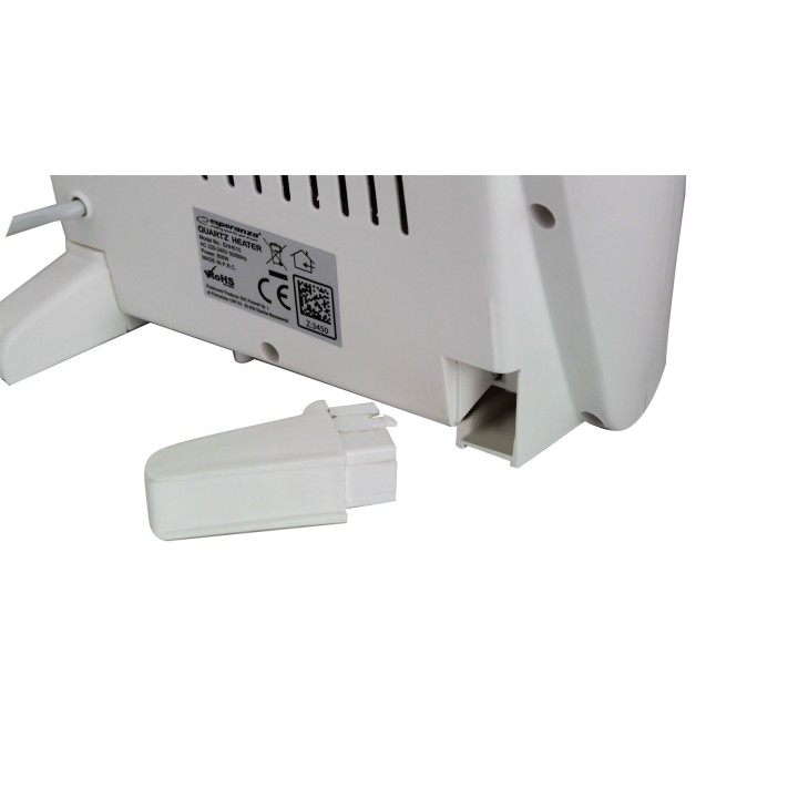 Esperanza EHH010 Riscaldatore elettrico in quarzo 400W/800W Bianco